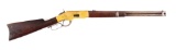 (A) WINCHESTER MODEL 1866 LEVER ACTION SADDLE RING CARBINE CONVERTED TO CENTERFIRE (1880).