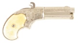 (A) EXCEPTIONALLY FINE FACTORY ENGRAVED REMINGTON MODEL 1871 RIDER REPEATING PISTOL.