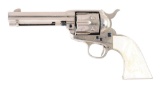 (C) FINE COLT SINGLE ACTION ARMY REVOLVER WITH HOLSTER.