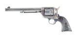 (A) HIGH CONDITION BLACKPOWDER COLT FRONTIER SIX SHOOTER SINGLE ACTION ARMY REVOLVER.