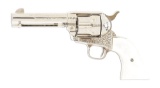 (C) BENCHMARK CONDITION FACTORY ENGRAVED COLT SINGLE ACTION ARMY REVOLVER BY MASTER ENGRAVER R.J. KO