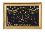 EXTREMELY RARE, ONE OF TWO KNOWN, WINCHESTER CARTRIDGE BOARD BUILT FOR WINCHESTER'S NEW HAVEN & SF