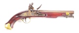 (A) BRITISH NEW LAND PATTERN FLINTLOCK NAPOLEONIC CAVALRY PISTOL.