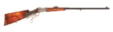 (C) GERMAN 8.15X46R SINGLE SHOT STALKING RIFLE.