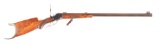 (C)CUSTOMIZED WINCHESTER DELUXE SCHUETZEN HIGHWALL RIFLE.