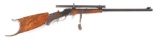 (C) WINCHESTER DELUXE HIGHWALL SCHUETZEN SINGLE SHOT RIFLE.