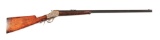 (A) BRITISH PROOFED WINCHESTER THICKSIDE HIGHWALL SINGLE SHOT RIFLE.