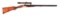 (C) RARE OFFSET DOUBLE RIFLE GERMAN DRILLING ATTRIBUTED TO KRIEGHOFF.