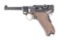 (C) PORTUGUESE NAVY CONTRACT MAUSER BANNER LUGER SEMI-AUTOMATIC PISTOL.
