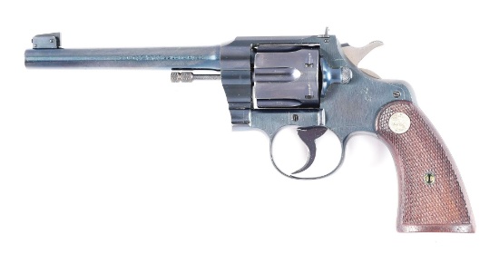 (C) COLT OFFICERS MODEL DOUBLE ACTION REVOLVER ATTRIBUTED TO FAMED WESTERN ACTOR CHARLES "BUCK" JONE