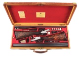 (C) PAIR OF JAMES PURDEY & SONS BEST QUALITY 12 BORE SIDE BY SIDE GAME GUNS, FORMERLY THE PROPERTY O