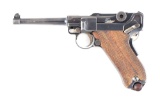 (C) DWM MODEL 1906 PORTUGUESE M2 LUGER SEMI-AUTOMATIC PISTOL WITH HOLSTER.