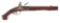(A) LARGE PERIOD FLINTLOCK PISTOL WITH 