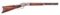 (A) WINCHESTER MODEL 1886 .40-82 LEVER ACTION RIFLE WITH 21