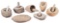 LOT OF 7: NATIVE AMERICAN METATES AND PESTLES.