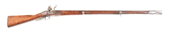 (A) SPRINGFIELD MODEL 1822/28 FLINTLOCK MUSKET.