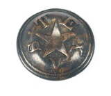 SCARCE CIVIL WAR CONFEDERATE TEXAS BUTTON RECOVERED FROM POWELL'S CREEK.