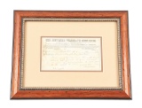 CIVIL WAR TELEGRAPH MESSAGE FROM NATHAN BEDFORD FORREST