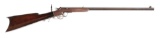 (A) FRANK WESSON TWO TRIGGER .38 RF SINGLE SHOT SPORTING RIFLE.