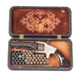 (A) SMITH & WESSON MODEL 1 1ST ISSUE 5TH TYPE REVOLER WITH SCARCE ORIGINAL CASE