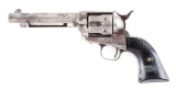 (A) ASSEMBLED COLT SINGLE ACTION ARMY FRONTIER SIX SHOOTER REVOLVER.