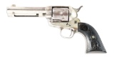 (A) COLT SINGLE ACTION ARMY .38 WCF SINGLE ACTION REVOLVER