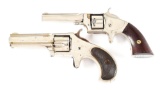 (A) LOT OF 2: ROLLIN WHITE SMITH AND WESSON NUMBER 1 AND REMINGTON SMOOT REVOLVERS