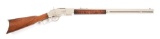 (A) SPECIAL ORDER NICKEL PLATED WINCHESTER MODEL 1873 LEVER ACTION RIFLE.