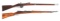 (C) LOT OF TWO: DUTCH MODEL 1871 AND AMBERG GEWEHR 98(B) BOLT ACTION RIFLES