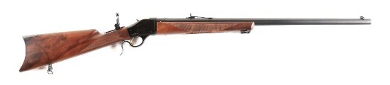 (M) BROWNING MODEL 1885 .45-70 GOVT. SINGLE SHOT HIGH WALL RIFLE WITH FACTORY BOX (1997).