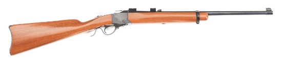 (M) RUGER NO. 3 SINGLE SHOT RIFLE IN .375 WINCHESTER.