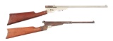 (C) LOT OF 2: QUACKENBUSH SAFETY RIFLE AND HAMILTON NO. 15 .22 CALIBER BOYS RIFLES.