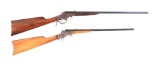 (C) LOT OF 2: STEVENS CRACKSHOT-26 AND STEVENS LITTLE SCOUT .22 LR SINGLE SHOT RIFLES