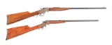 (C) LOT OF 2: STEVENS MODEL 1915 FAVORITE .22 LR AND STEVENS CRACKSHOT .22 LR SINGLE SHOT RIFLES.