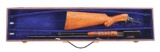 (C) BROWNING TROMBONE .22 LR SLIDE ACTION RIFLE WITH CASE.