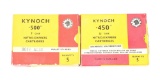 LOT OF 2: KYNOCH BOXES OF .450 - 3 - 1/4