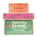 LOT OF 3: BOXES OF COLLECTIBLE AMMO.