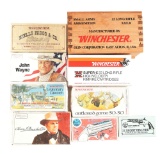 LOT OF 8 BOXES OF WINCHESTER AND NAVY ARMS CO. AMMO.
