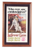 RARE LEFEVER SHOTGUN ADVERTISEMENT.