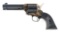 (M) RARE THIRD GENERATION COLT SINGLE ACTION ARMY REVOLVER WITH UNFLUTED CYLINDER & MATCHING FACTORY