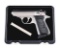 (M) STAINLESS STEEL WALTHER PPK/S .380 ACP SEMI-AUTOMATIC PISTOL WITH FACTORY BOX & CASE.