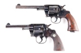 (C) LOT OF 2: COLT MODEL 1901 AND COLT ARMY SPECIAL DOUBLE ACTION REVOLVERS