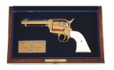 (M) COLT GENE AUTRY COWBOY REVOLVER WITH PRESENTATION CASE AND FACTORY BOX.
