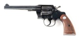 (C) COLT OFFICIAL POLICE DOUBLE ACTION REVOLVER (1966).