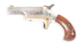 (C) COLT 3RD MODEL THUER SINGLE SHOT DERRINGER WITH CONTEMPORARY HOLSTER.