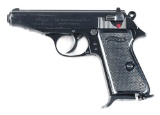 (M) BRITISH L66A1 WALTHER PP .22 LR SEMI-AUTOMATIC PISTOL, USED DURING THE TROUBLES IN NORTHERN IREL