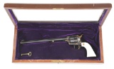 (M) HIGH CONDITION COLT 3RD GENERATION BUNTLINE SPECIAL SINGLE ACTION REVOLVER IN PRESENTATION CASE.