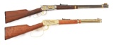 LOT OF 2: WINCHESTER CLAYTON MOORE TRIBUTE 94AE LEVER ACTION RIFLE AND WINCHESTER AMERICAN COWBOY CO
