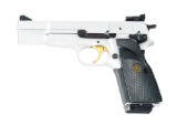 (M) BROWNING HI-POWER SEMI-AUTOMATIC PISTOL WITH CASE.