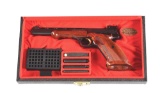 (M) BROWNING MEDALIST .22 LR SEMI-AUTOMATIC PISTOL WITH CASE.